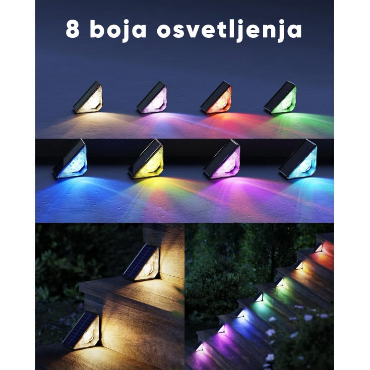 Solarna LED lampa za stepenište slika 4