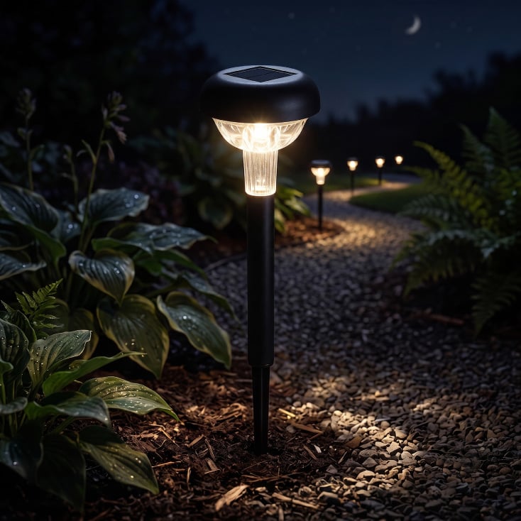 Solarna baštenska kolor lampa slika 4