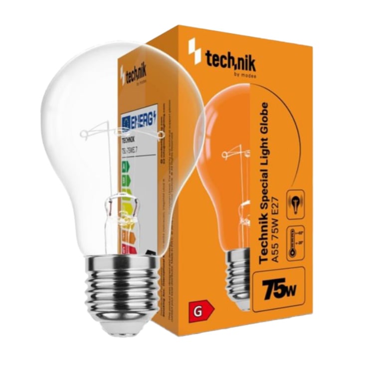 Technik bistra sijalica sa užarenim vlaknom 75W E27 2700K A55 slika 1