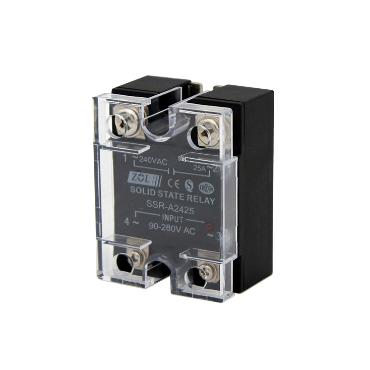 Solid state relej 1xF, 25A/240Vac, Uctr=90~280Vac slika 1