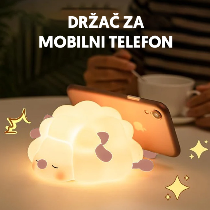 Višebojno noćno svetlo "ovca" slika 3