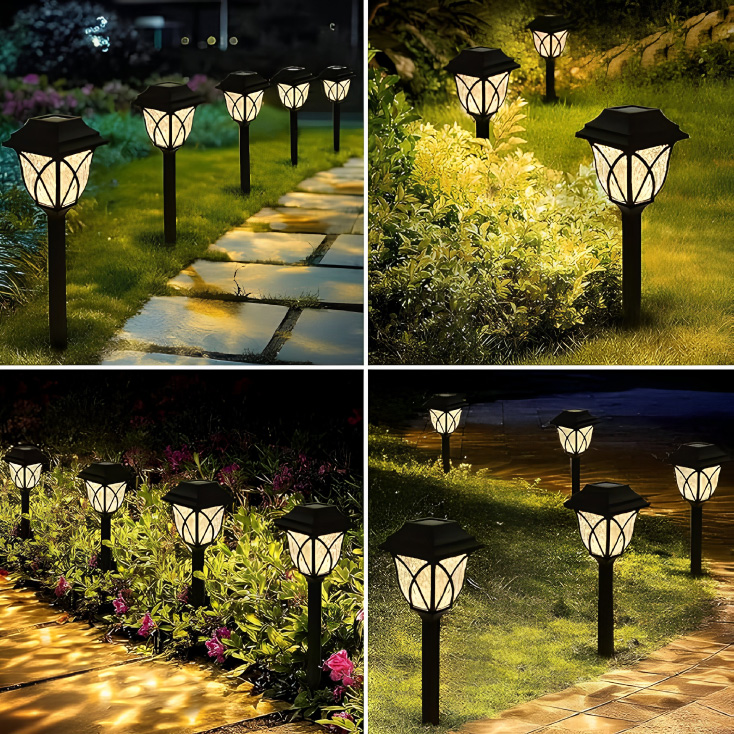Solarna baštenska lampa - 6 kom. slika 1
