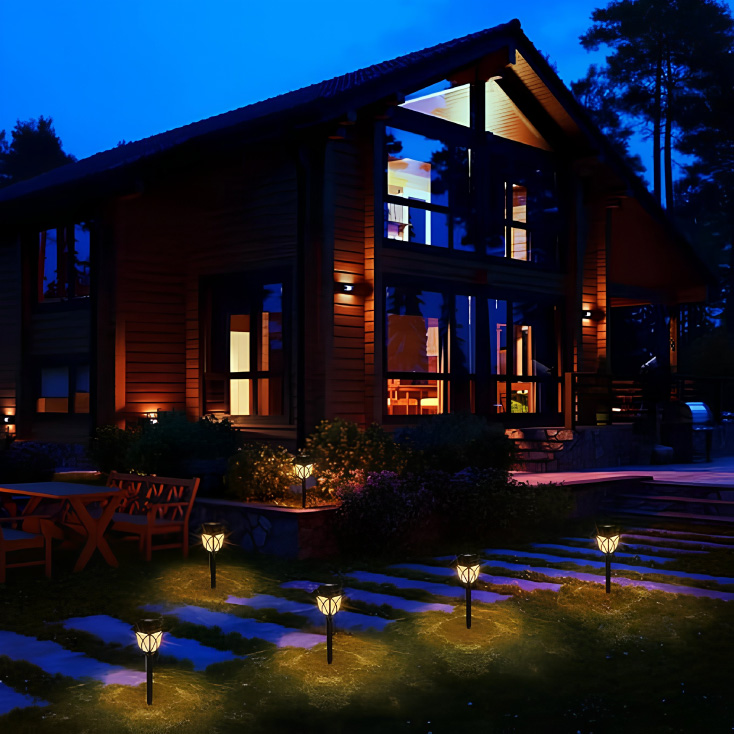 Solarna baštenska lampa - 6 kom. slika 3