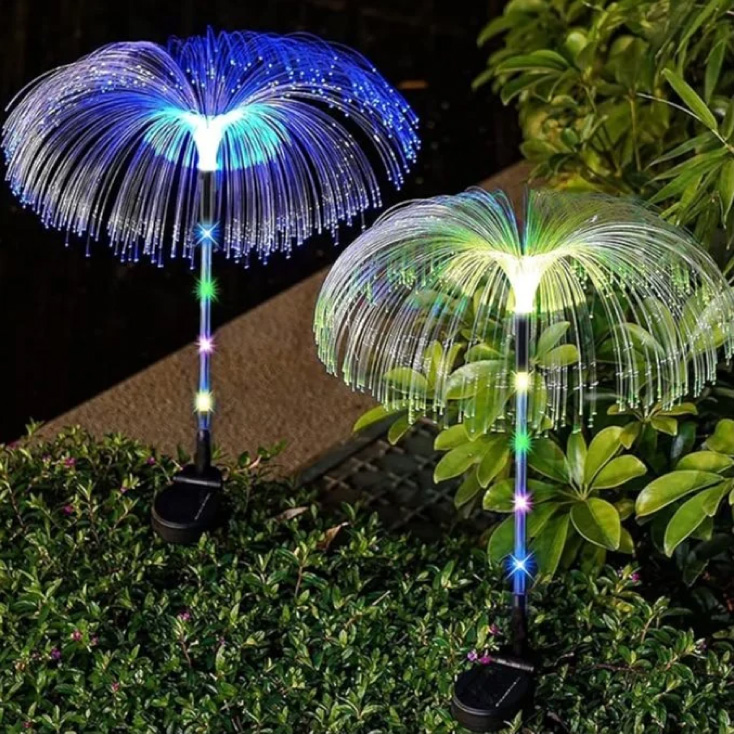 Solarna baštenska lampa "meduza" 2 kom. slika 1