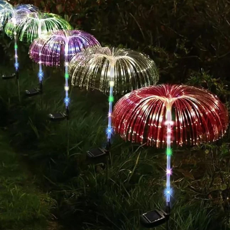 Solarna baštenska lampa "meduza" 2 kom. slika 3