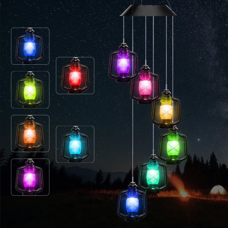 Viseća solarna LED lampa mini fenjeri slika 1