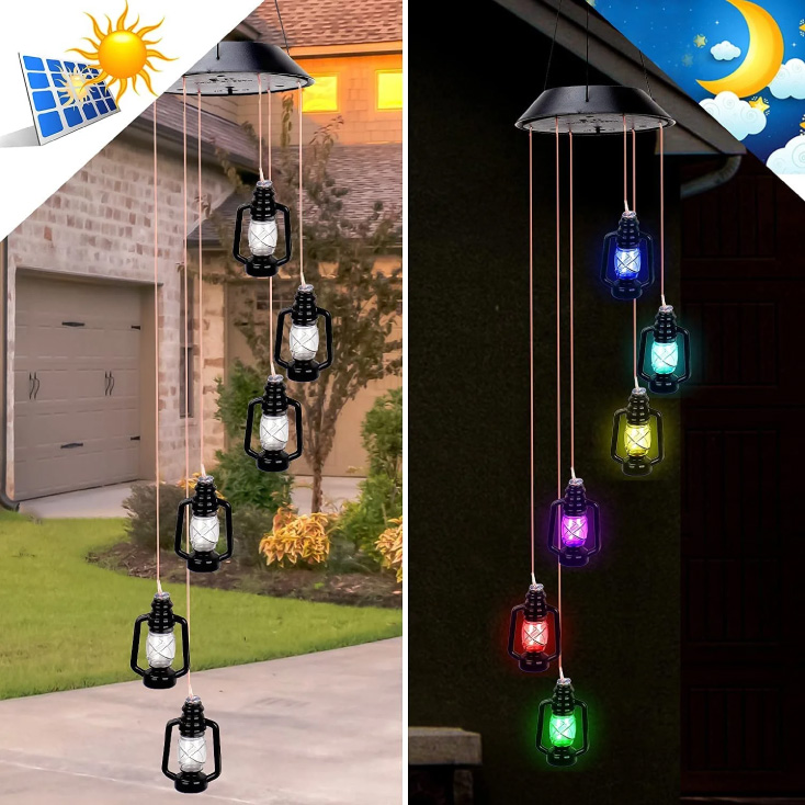 Viseća solarna LED lampa mini fenjeri slika 2