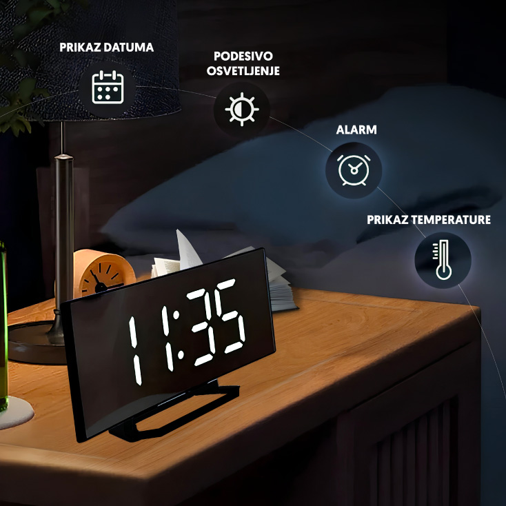 Digitalni budilnik slika 1