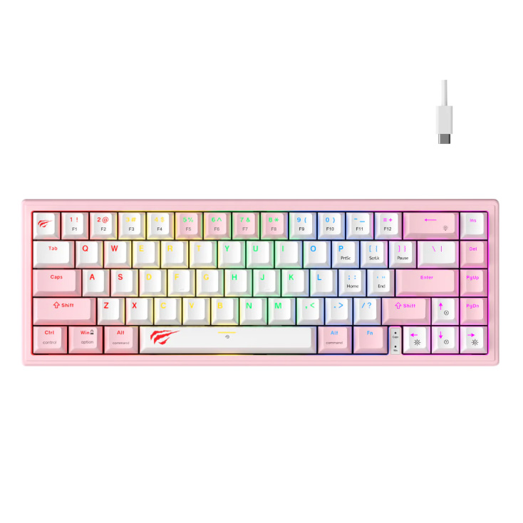 Mehanička RGB USB tastatura Havit KB874L slika 1