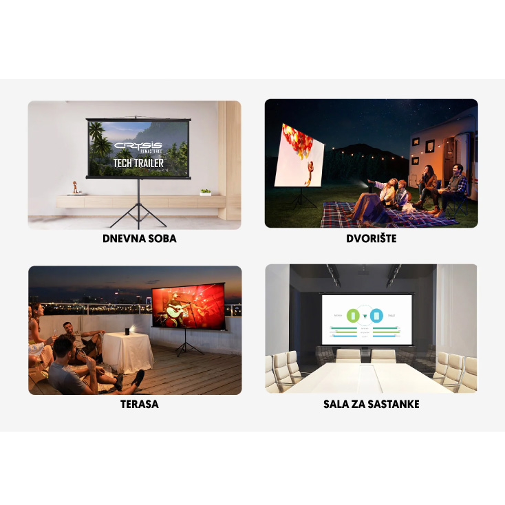 Havit platno za projektor 100" slika 4