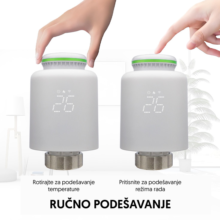 SMART termo glava za radijatorske ventile slika 4