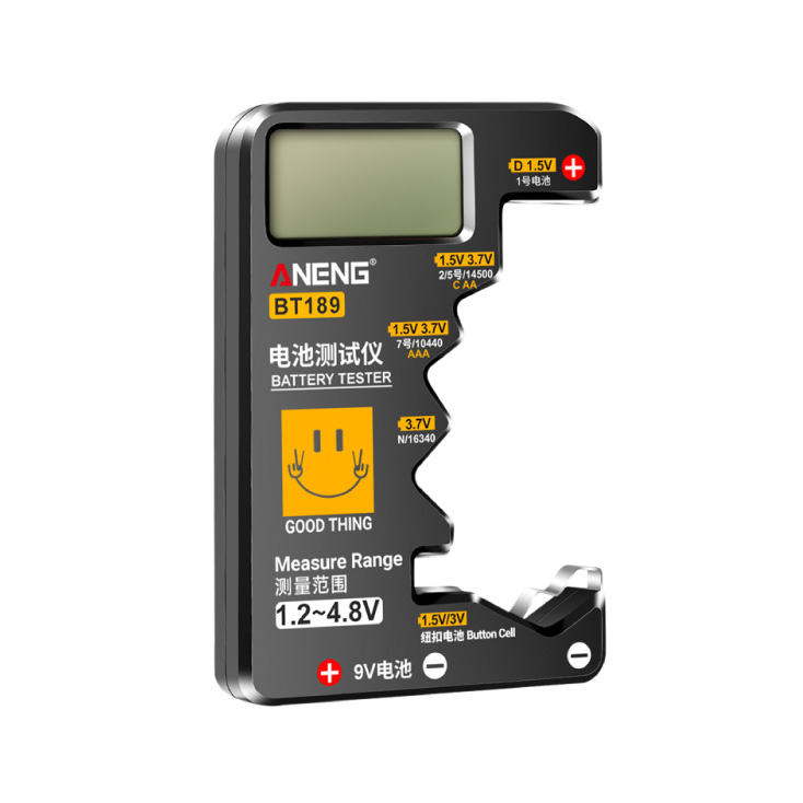 Tester baterija (AA,AAA,C,D),9V,Li-Ion,dugmaste slika 2