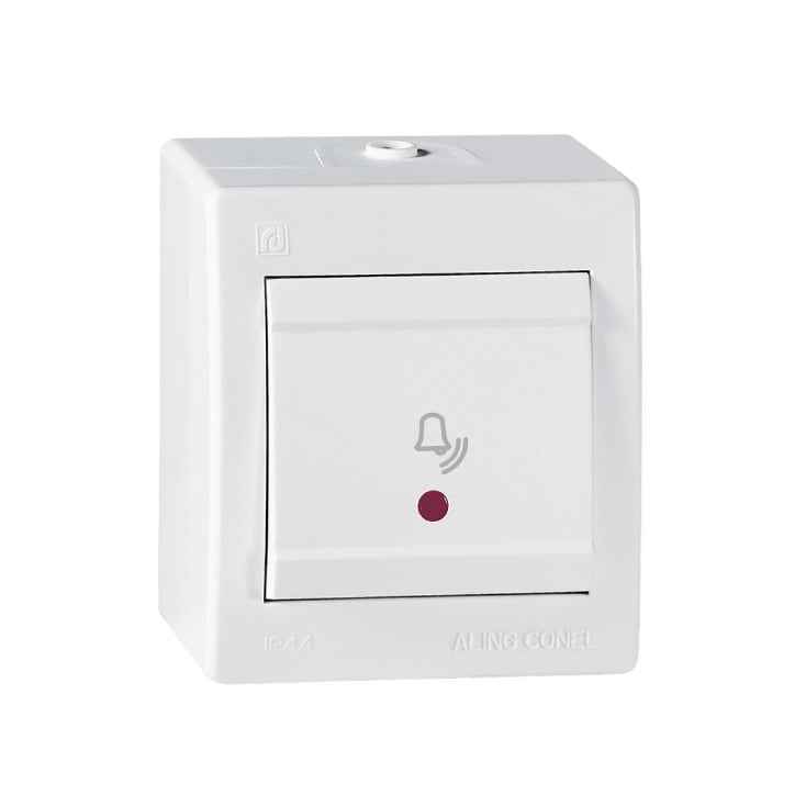 Taster za zvono PVC IP44 10A 250V slika 1