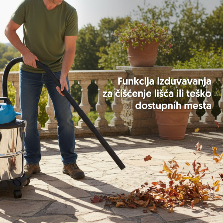 Usisivač za suvo i mokro usisavanje 20l 1400W slika 4