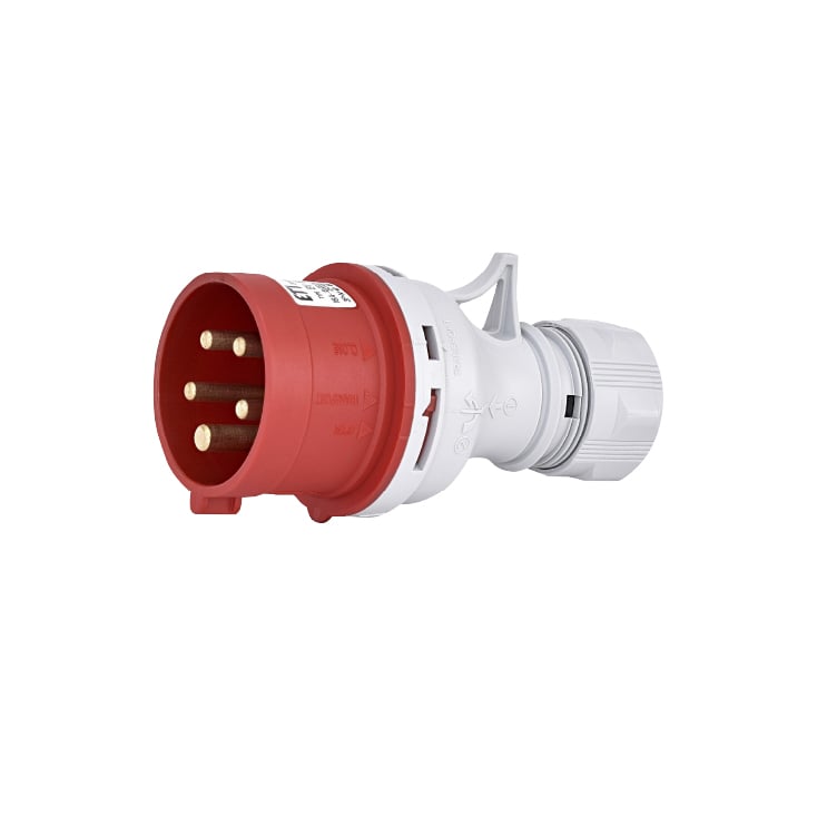 Industrijski utikač 16A 5P 400V 3P+N+PE slika 1