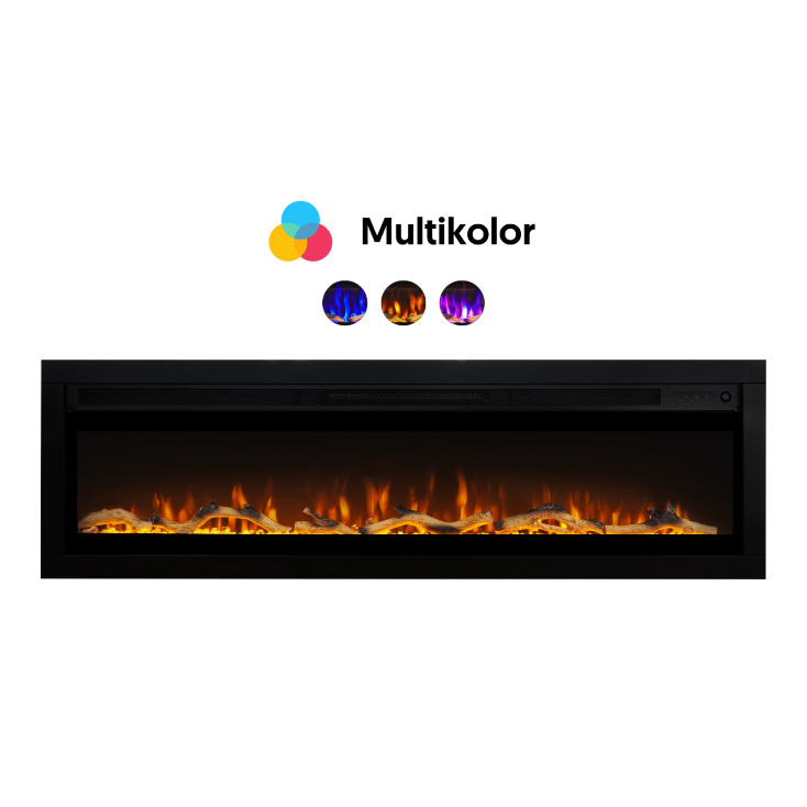 PROSTO električni 50" 2u1 multikolor kamin 2000W slika 1