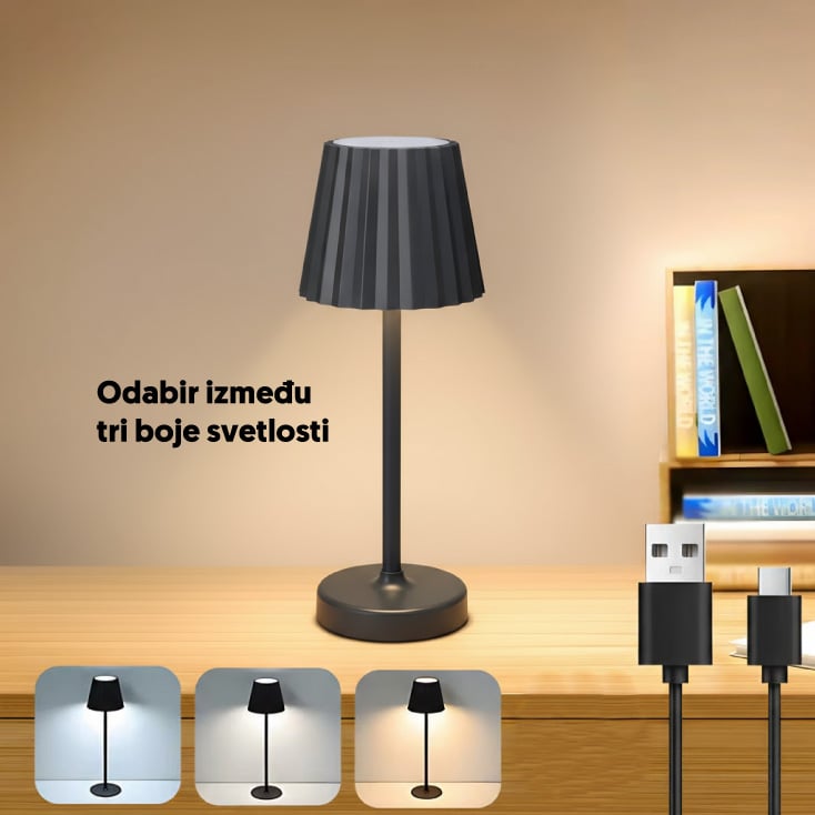PROSTO stona punjiva LED lampa CCT slika 3