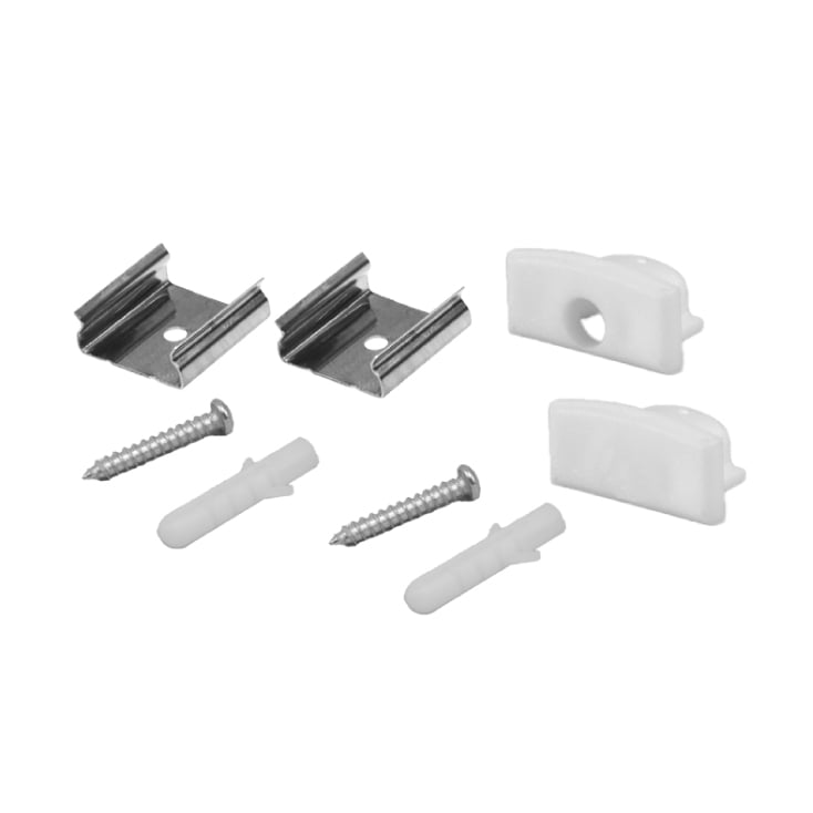 Set aluminijumski profil za LED trake 1m 17.4x7 slika 2