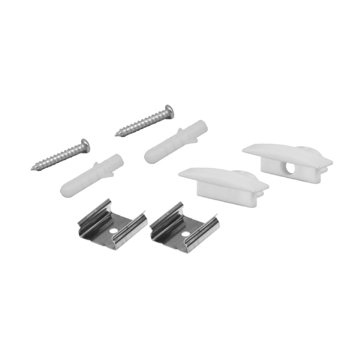 Set aluminijumski profil za LED trake 1m 24.7x7 slika 2