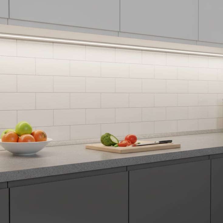 Set aluminijumski profil za LED trake 2m 52x7.8 slika 3