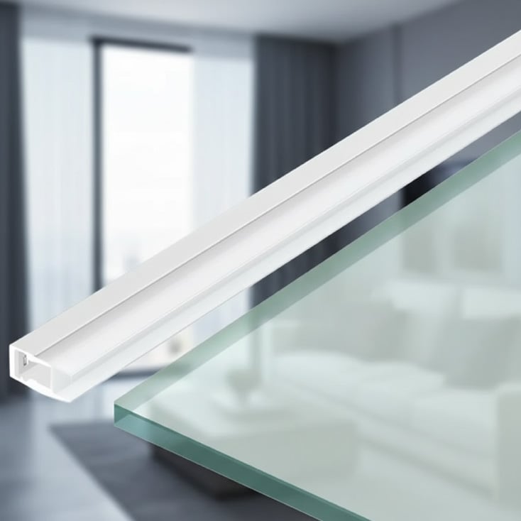 Aluminijumski profil za LED trake 1m, za police slika 2