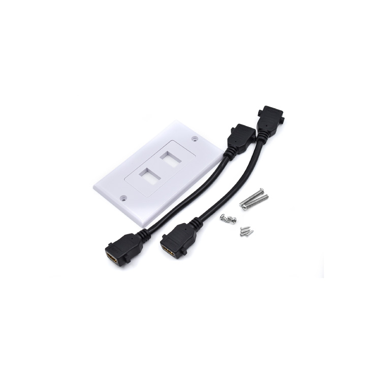 Dupla HDMI utičnica sa 2 HDMI kabla slika 3