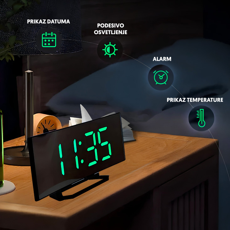 Digitalni budilnik slika 1