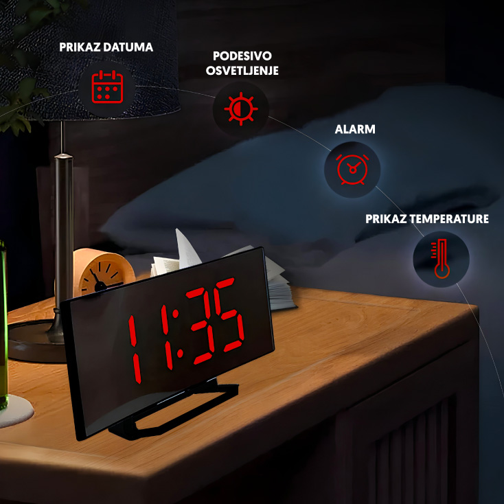 Digitalni budilnik slika 1