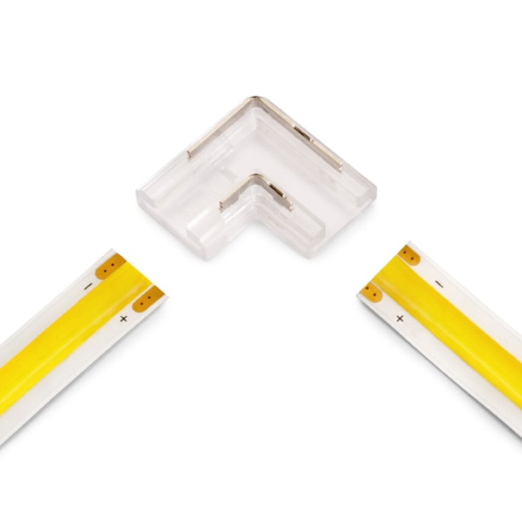 Ugaona spojnica za COB LED trake 8mm 90° slika 2