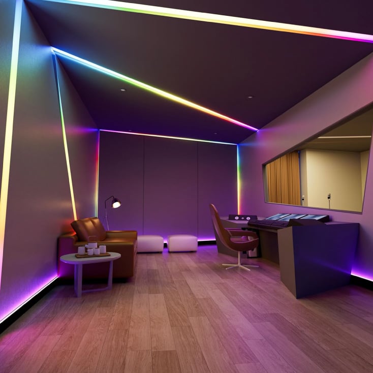 RGB pixel COB LED traka 432 LED/m WS2811F IP20 12V slika 2