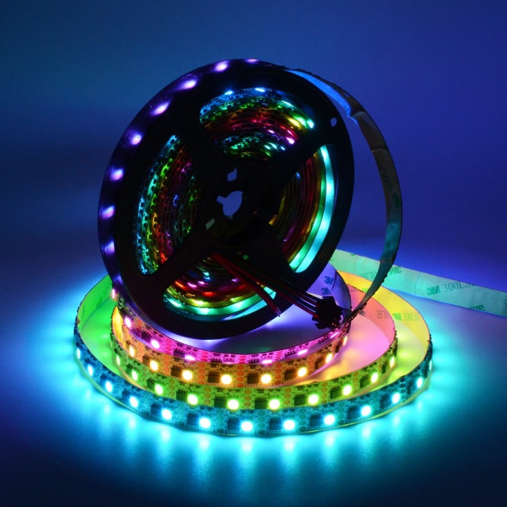 RGB pixel LED traka 60 LED/m TX1812 5V slika 1