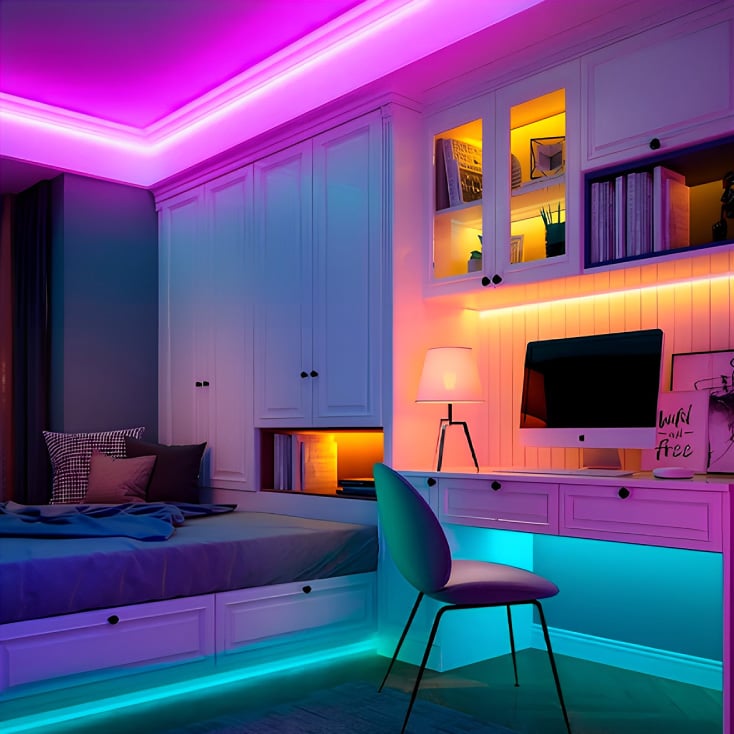 RGB pixel LED traka 60 LED/m WS16703 IP20 12V slika 3