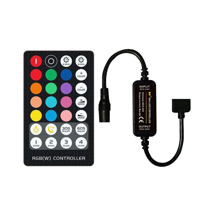 Mini LED RGB kontroler sa daljinskim upr. 72W slika 1