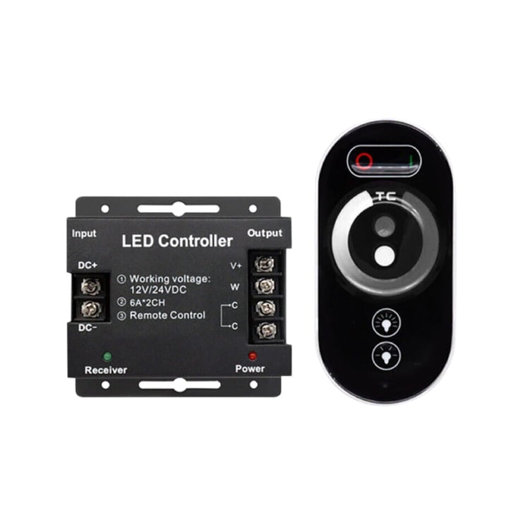 Dimer za LED trake, touch daljinski 216W slika 1