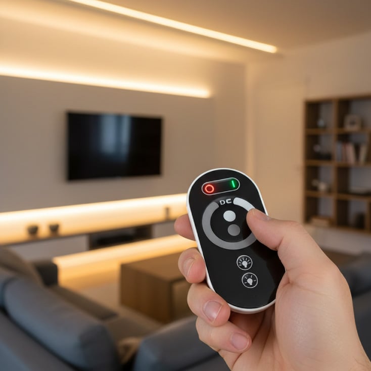 Dimer za LED trake, touch daljinski 216W slika 3