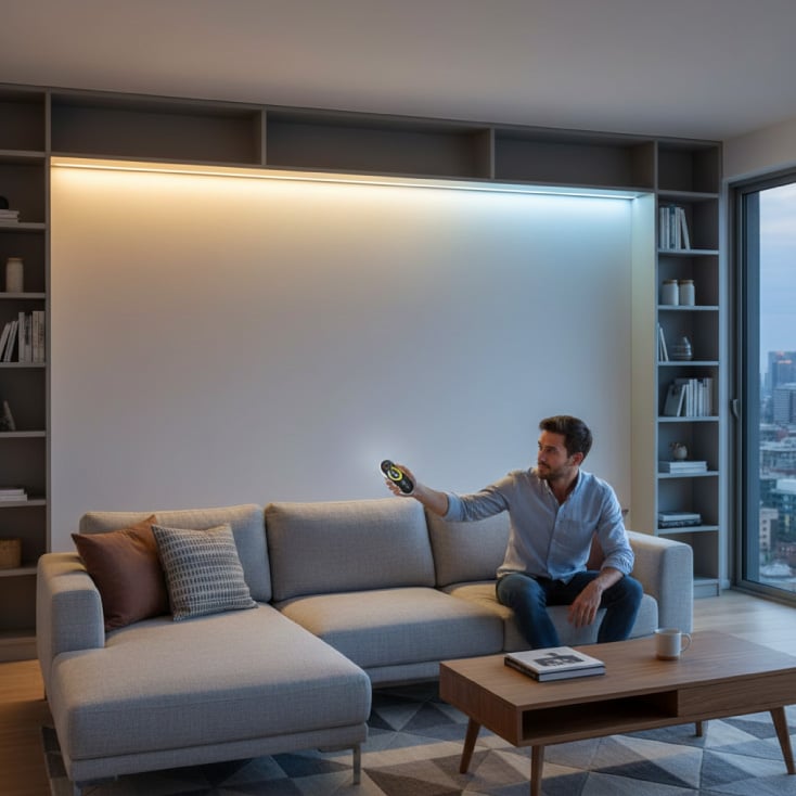 Kontroler za CCT LED trake, touch daljinski 144W slika 3