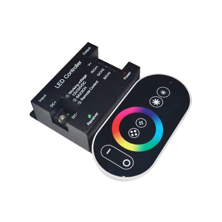 Kontroler za RGB LED trake, touch daljinski 216W slika 2