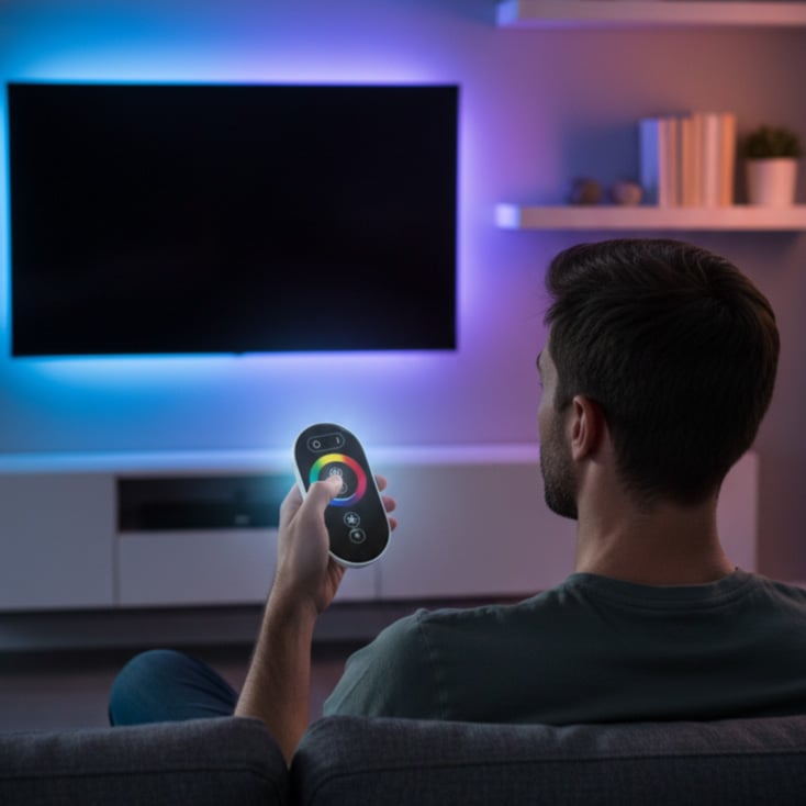 Kontroler za RGB LED trake, touch daljinski 216W slika 3