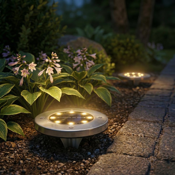 Solarna baštenska lampa - 2 kom. slika 2