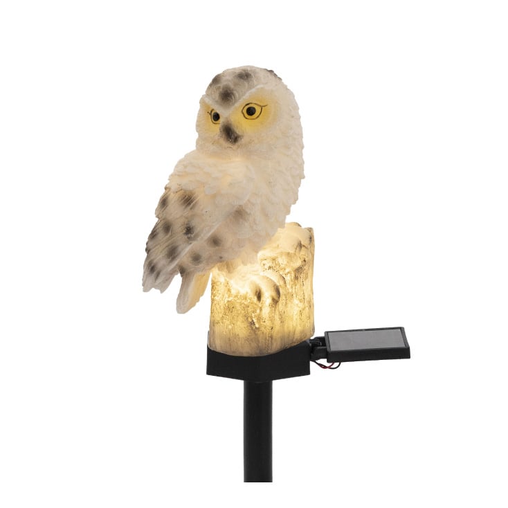 Solarna baštenska lampa "sova" slika 1