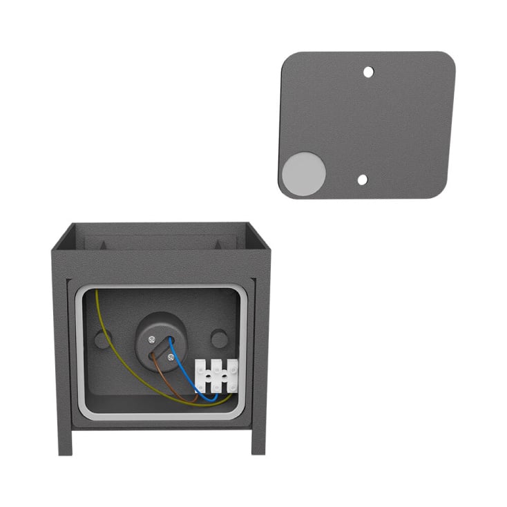 BRAYTRON zidna lampa 1xG9 tamno siva slika 3