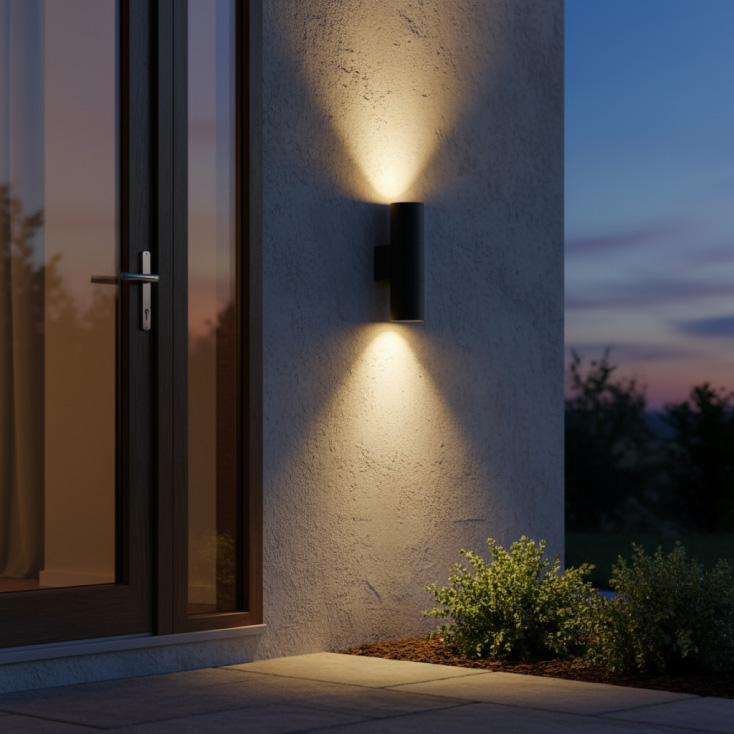 BRAYTRON siva zidna lampa 2xGU10 slika 2