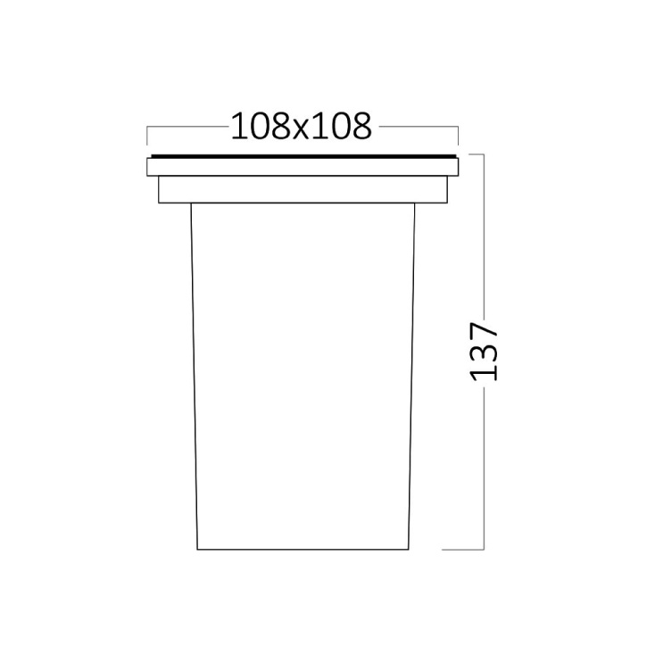 BRAYTRON podna lampa - ugradna 1xGU10 slika 4