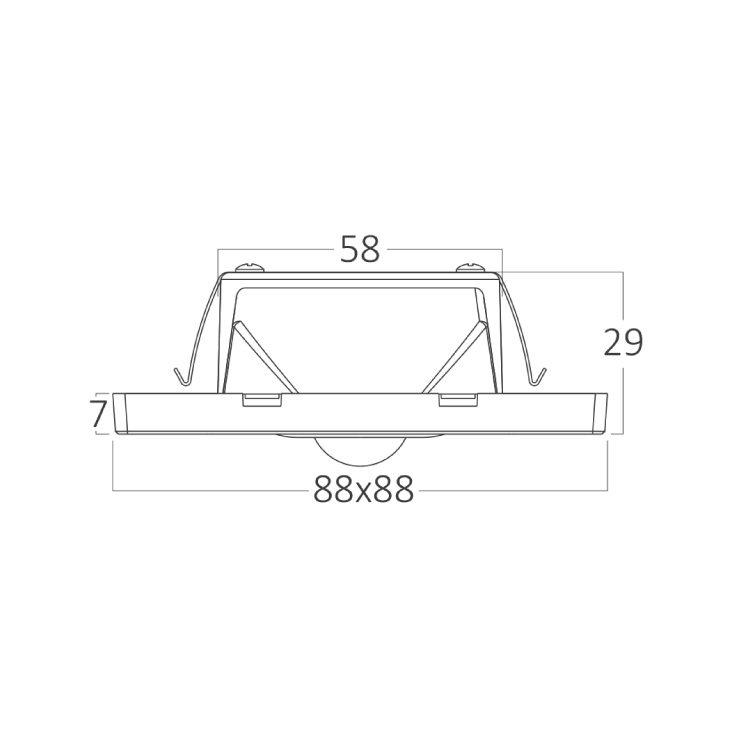 BRAYTRON bela zidna LED lampa 1.5W slika 4