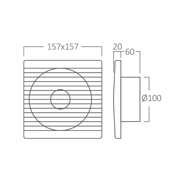 BRAYTRON izduvni ventilator 100mm slika 4