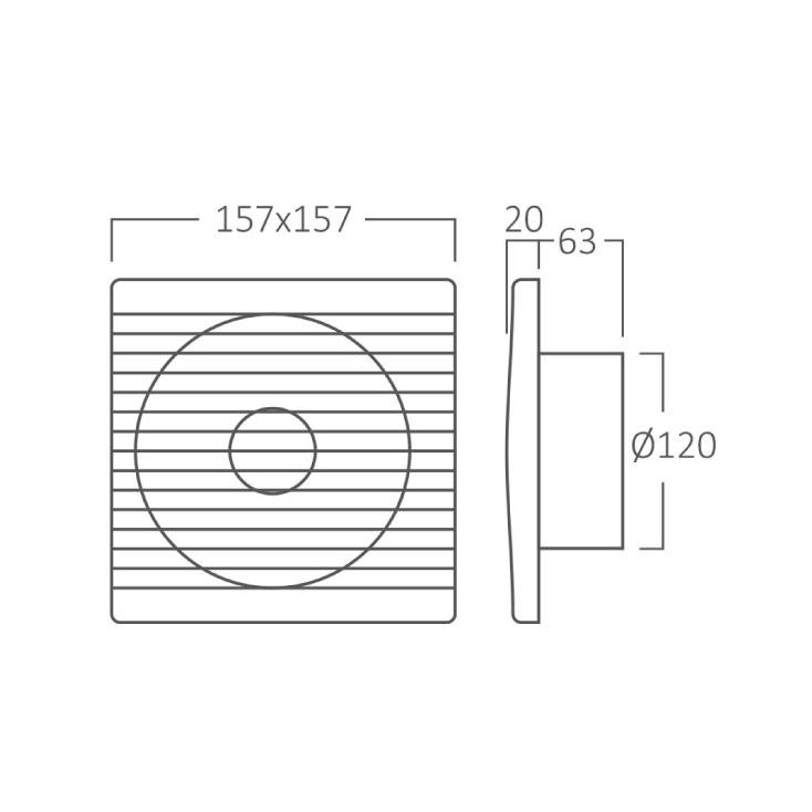 BRAYTRON izduvni ventilator 120mm slika 4