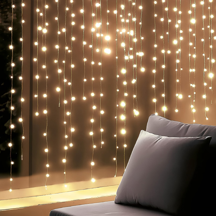 Svetleći niz sa 294 toplo bele LED diode slika 1