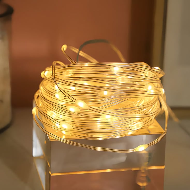 Svetleći niz sa 500 toplo belih LED dioda 35m slika 1