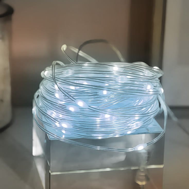 Svetleći niz sa 1000 hladno belih LED dioda 70m slika 1