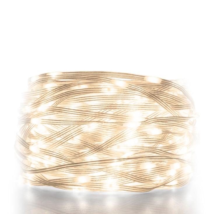 Svetleći niz sa 1000 toplo belih LED dioda 70m slika 2